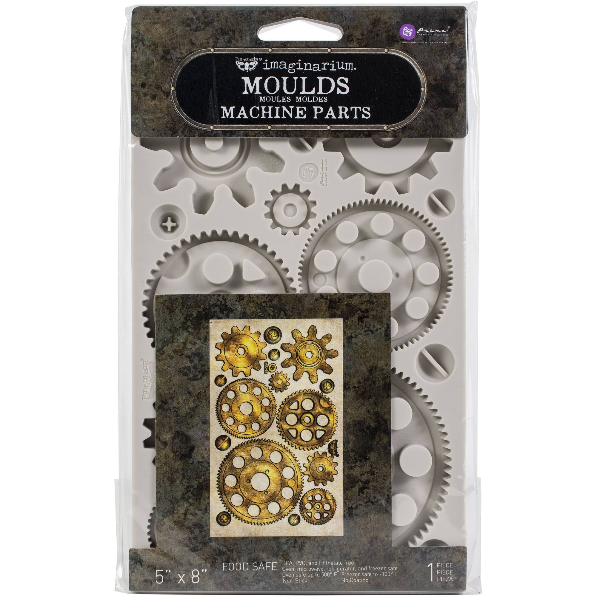 Finnabair® Décor Moulds® Machine Parts Silicone Mold